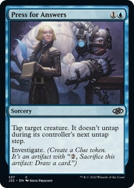 Image for Press for Answers (337) [Jumpstart 2022] - Magic: The Gathering