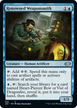 Image for Renowned Weaponsmith (338) [Jumpstart 2022] - Magic: The Gathering