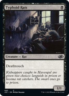 Image for Typhoid Rats (480) [Jumpstart 2022] - Magic: The Gathering
