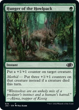 Image for Hunger of the Howlpack (674) [Jumpstart 2022] - Magic: The Gathering