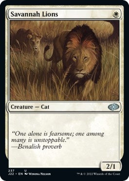 Image for Savannah Lions (237) [Jumpstart 2022] - Magic: The Gathering