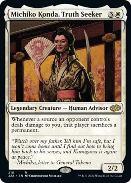 Image for Michiko Konda, Truth Seeker (215) [Jumpstart 2022] - Magic: The Gathering