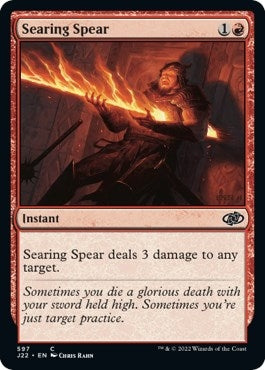 Image for Searing Spear (597) [Jumpstart 2022] - Magic: The Gathering