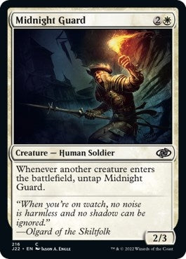 Image for Midnight Guard (216) [Jumpstart 2022] - Magic: The Gathering