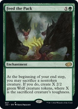 Image for Feed the Pack (657) [Jumpstart 2022] - Magic: The Gathering