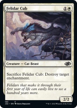 Image for Felidar Cub (183) [Jumpstart 2022] - Magic: The Gathering