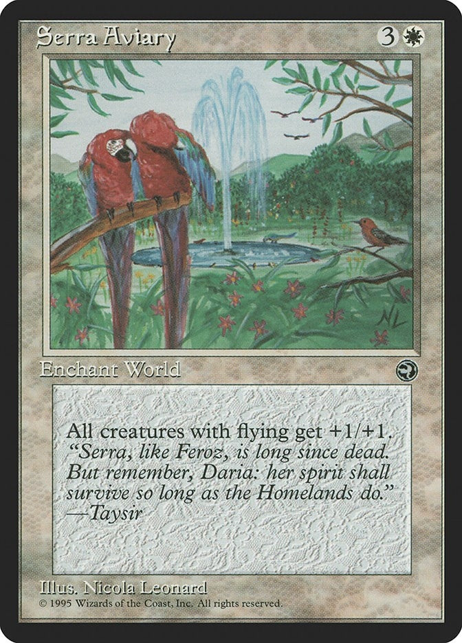 Image for Serra Aviary [Homelands] - Magic: The Gathering