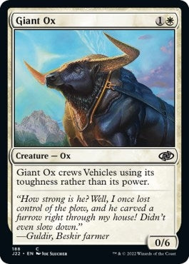 Image for Giant Ox (188) [Jumpstart 2022] - Magic: The Gathering