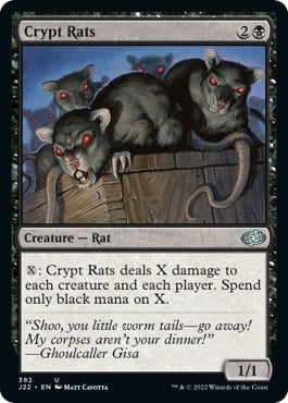 Image for Crypt Rats (392) [Jumpstart 2022] - Magic: The Gathering