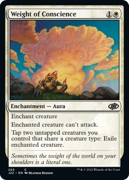 Image for Weight of Conscience (265) [Jumpstart 2022] - Magic: The Gathering