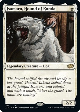 Image for Isamaru, Hound of Konda (201) [Jumpstart 2022] - Magic: The Gathering