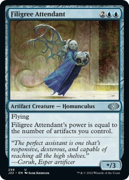 Image for Filigree Attendant (298) [Jumpstart 2022] - Magic: The Gathering