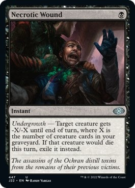 Image for Necrotic Wound (447) [Jumpstart 2022] - Magic: The Gathering