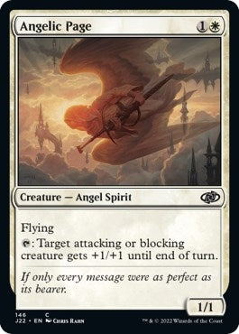 Image for Angelic Page (146) [Jumpstart 2022] - Magic: The Gathering