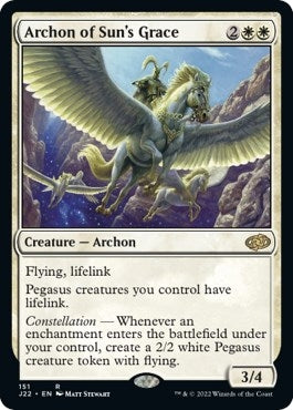 Image for Archon of Sun's Grace (151) [Jumpstart 2022] - Magic: The Gathering