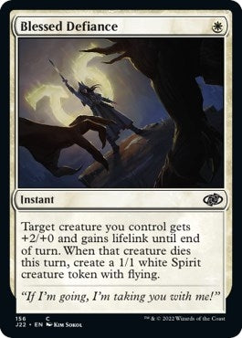 Image for Blessed Defiance (156) [Jumpstart 2022] - Magic: The Gathering