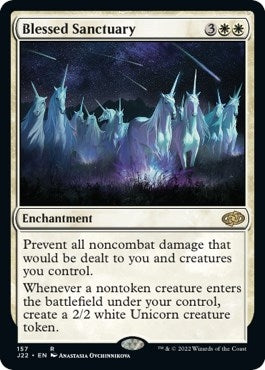 Image for Blessed Sanctuary (157) [Jumpstart 2022] - Magic: The Gathering