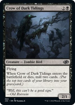 Image for Crow of Dark Tidings (390) [Jumpstart 2022] - Magic: The Gathering