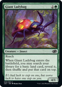 Image for Giant Ladybug (39) [Jumpstart 2022] - Magic: The Gathering