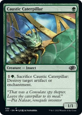 Image for Caustic Caterpillar (86) [Jumpstart 2022] - Magic: The Gathering