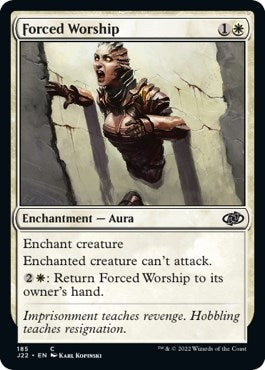Image for Forced Worship (185) [Jumpstart 2022] - Magic: The Gathering