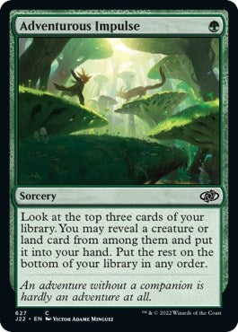 Image for Adventurous Impulse (627) [Jumpstart 2022] - Magic: The Gathering
