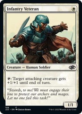 Image for Infantry Veteran (198) [Jumpstart 2022] - Magic: The Gathering