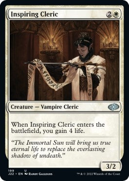 Image for Inspiring Cleric (199) [Jumpstart 2022] - Magic: The Gathering