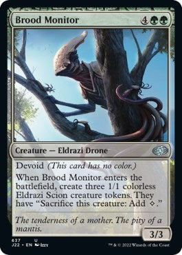 Image for Brood Monitor (637) [Jumpstart 2022] - Magic: The Gathering