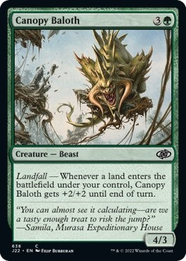 Image for Canopy Baloth (638) [Jumpstart 2022] - Magic: The Gathering