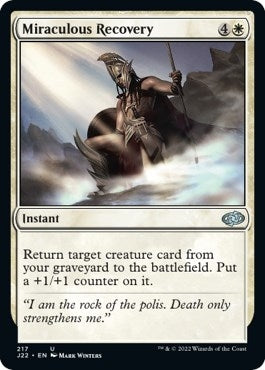 Image for Miraculous Recovery (217) [Jumpstart 2022] - Magic: The Gathering