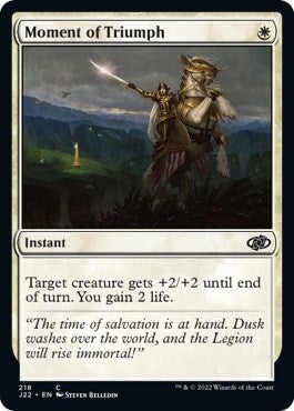 Image for Moment of Triumph (218) [Jumpstart 2022] - Magic: The Gathering