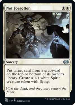 Image for Not Forgotten (222) [Jumpstart 2022] - Magic: The Gathering
