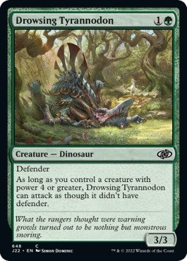 Image for Drowsing Tyrannodon (648) [Jumpstart 2022] - Magic: The Gathering
