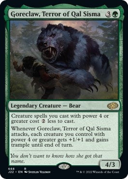 Image for Goreclaw, Terror of Qal Sisma (668) [Jumpstart 2022] - Magic: The Gathering