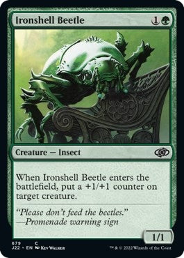 Image for Ironshell Beetle (679) [Jumpstart 2022] - Magic: The Gathering