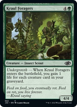 Image for Kraul Foragers (682) [Jumpstart 2022] - Magic: The Gathering