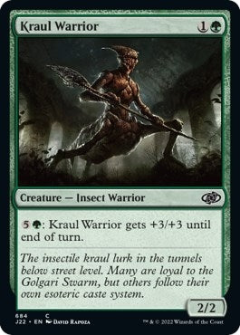 Image for Kraul Warrior (684) [Jumpstart 2022] - Magic: The Gathering