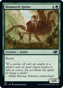 Image for Mammoth Spider (687) [Jumpstart 2022] - Magic: The Gathering
