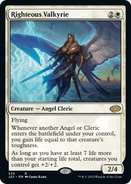 Image for Righteous Valkyrie (234) [Jumpstart 2022] - Magic: The Gathering