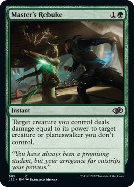 Image for Master's Rebuke (689) [Jumpstart 2022] - Magic: The Gathering