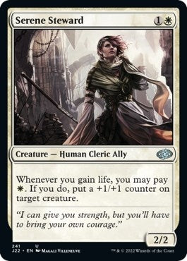 Image for Serene Steward (241) [Jumpstart 2022] - Magic: The Gathering