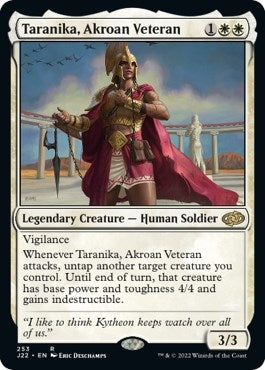 Image for Taranika, Akroan Veteran (253) [Jumpstart 2022] - Magic: The Gathering