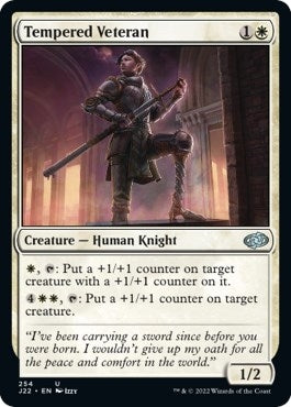 Image for Tempered Veteran (254) [Jumpstart 2022] - Magic: The Gathering