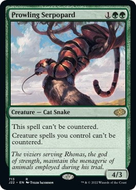 Image for Prowling Serpopard (713) [Jumpstart 2022] - Magic: The Gathering