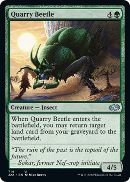 Image for Quarry Beetle (714) [Jumpstart 2022] - Magic: The Gathering
