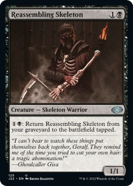 Image for Reassembling Skeleton (125) [Jumpstart 2022] - Magic: The Gathering