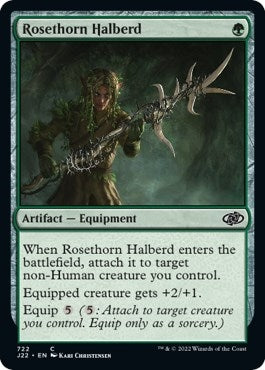 Image for Rosethorn Halberd (722) [Jumpstart 2022] - Magic: The Gathering