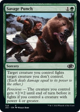 Image for Savage Punch (723) [Jumpstart 2022] - Magic: The Gathering