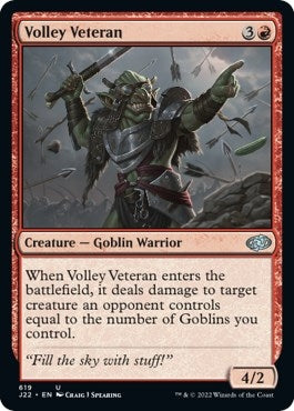 Image for Volley Veteran (619) [Jumpstart 2022] - Magic: The Gathering